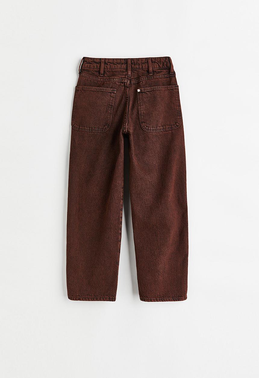 H&M - Baggy fit jeans - dark brown