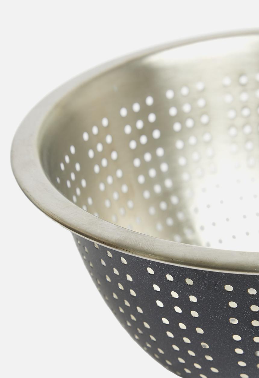 Excellent Houseware - Stainless steel colander - anthracite