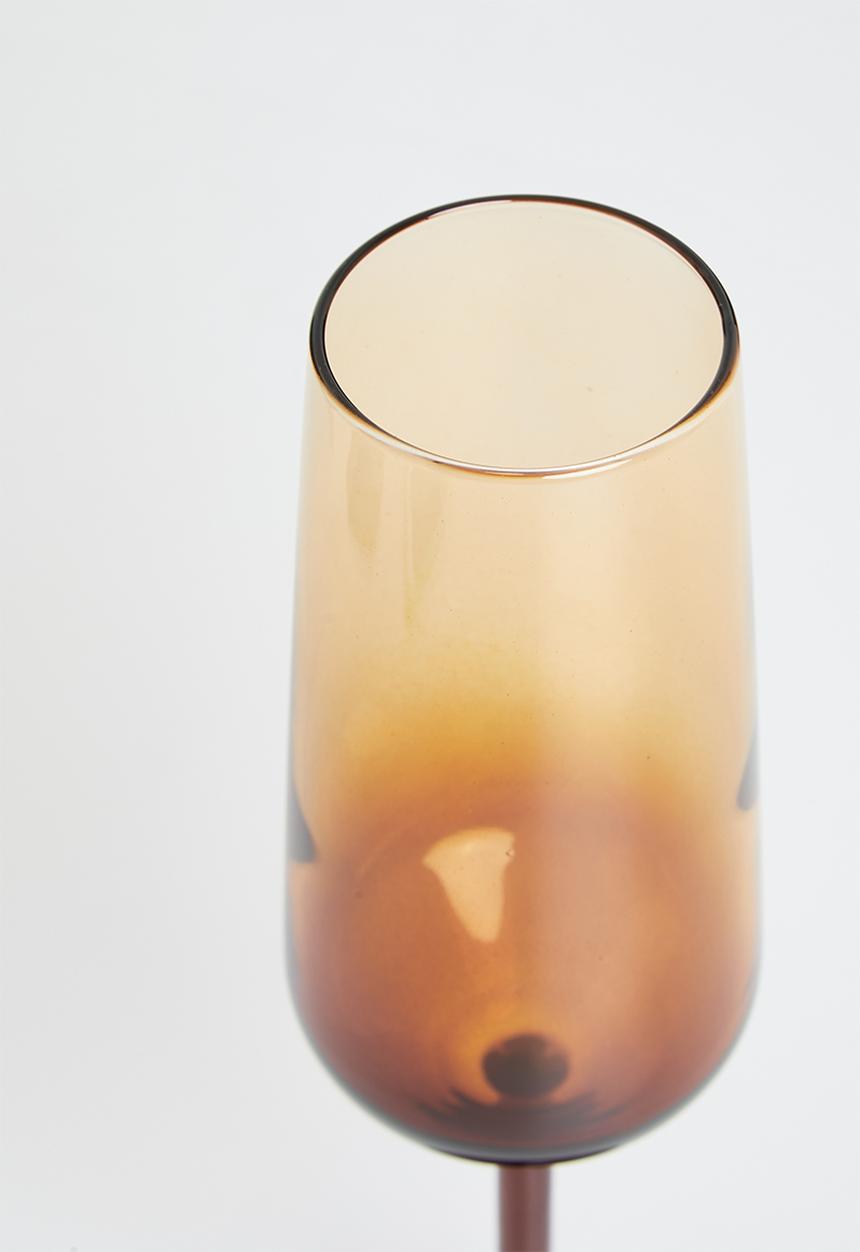 Excellent Houseware - Lucern champagne glass set of 4 - clear