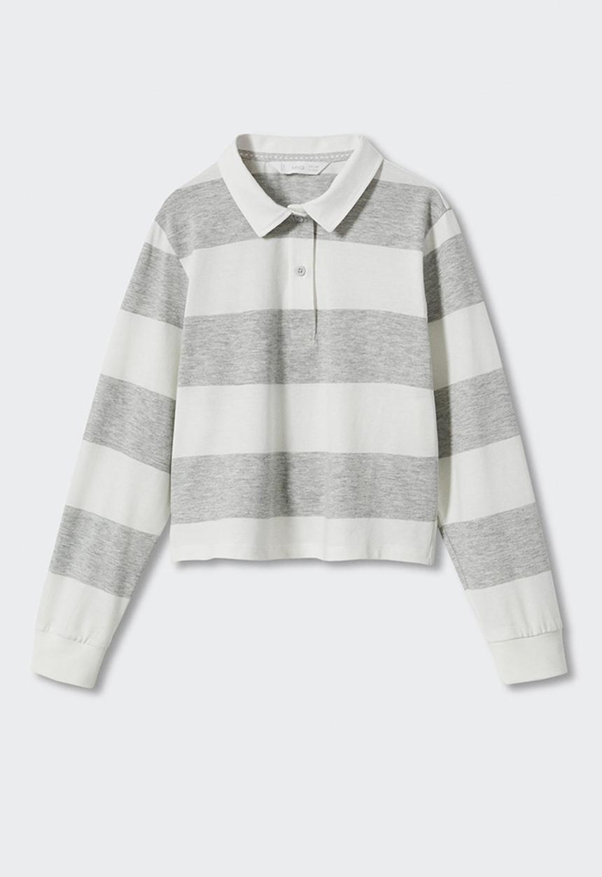 MANGO - Polo shirt  pililong - grey