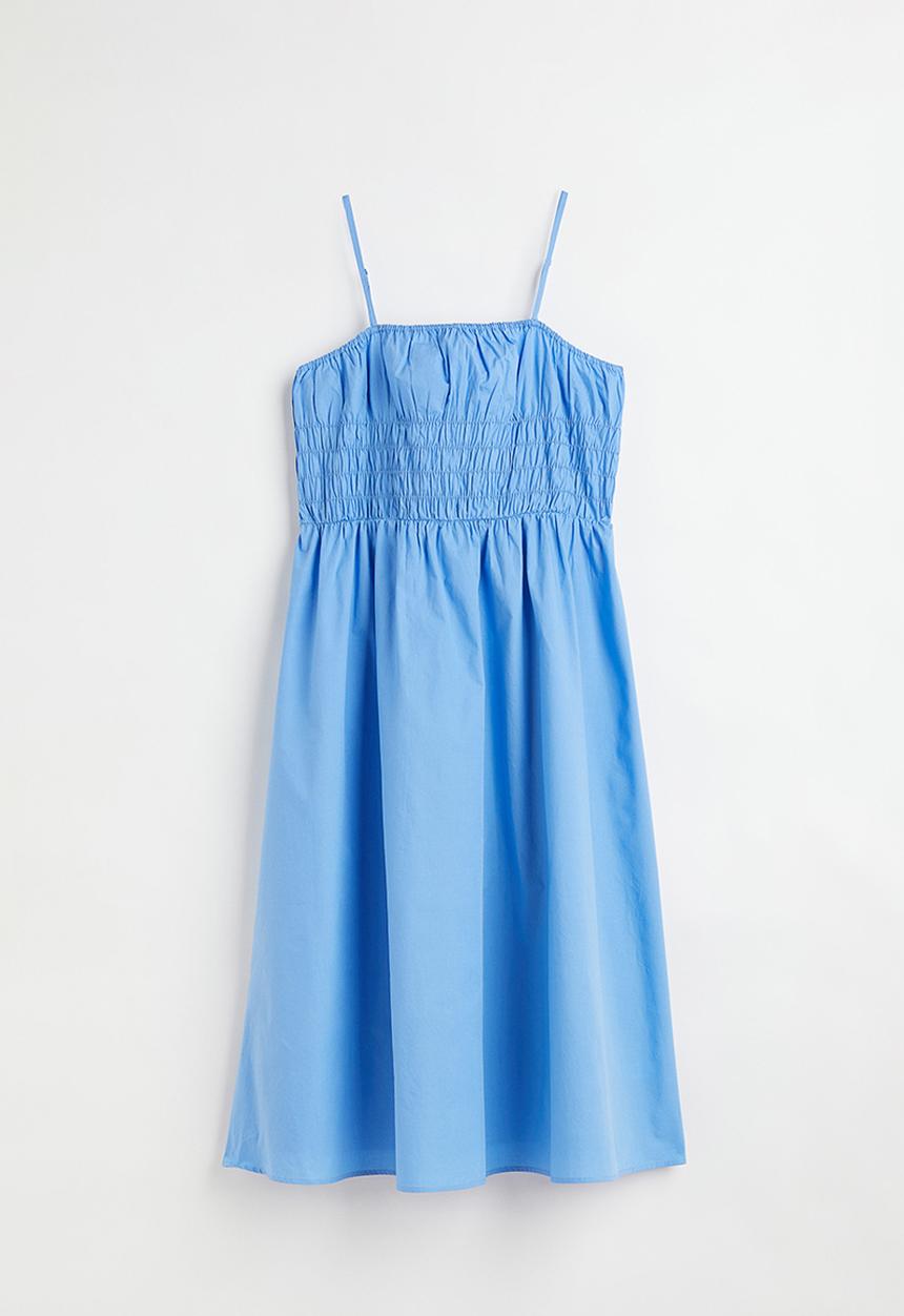 H&M - Smock-waisted dress - blue