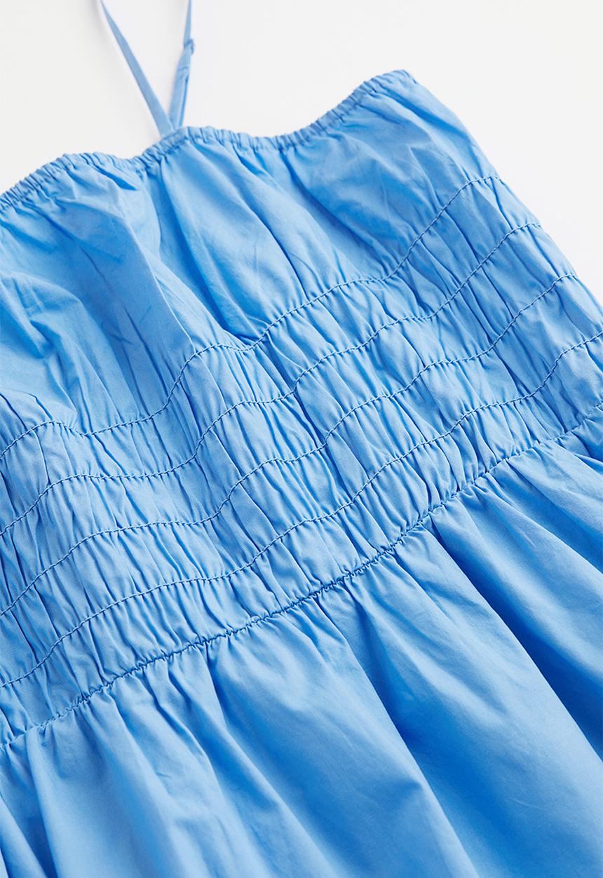 H&M - Smock-waisted dress - blue