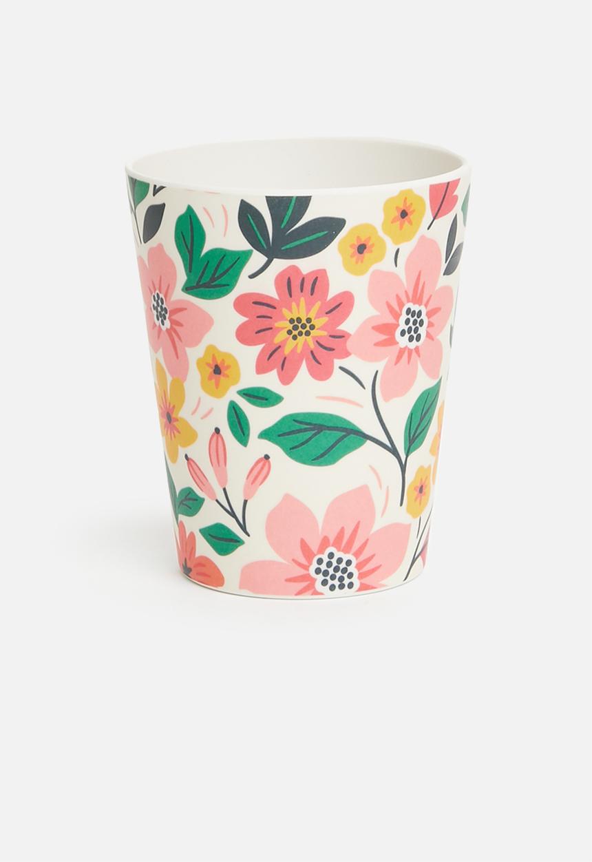 Excellent Houseware - Disty floral cup set - multi