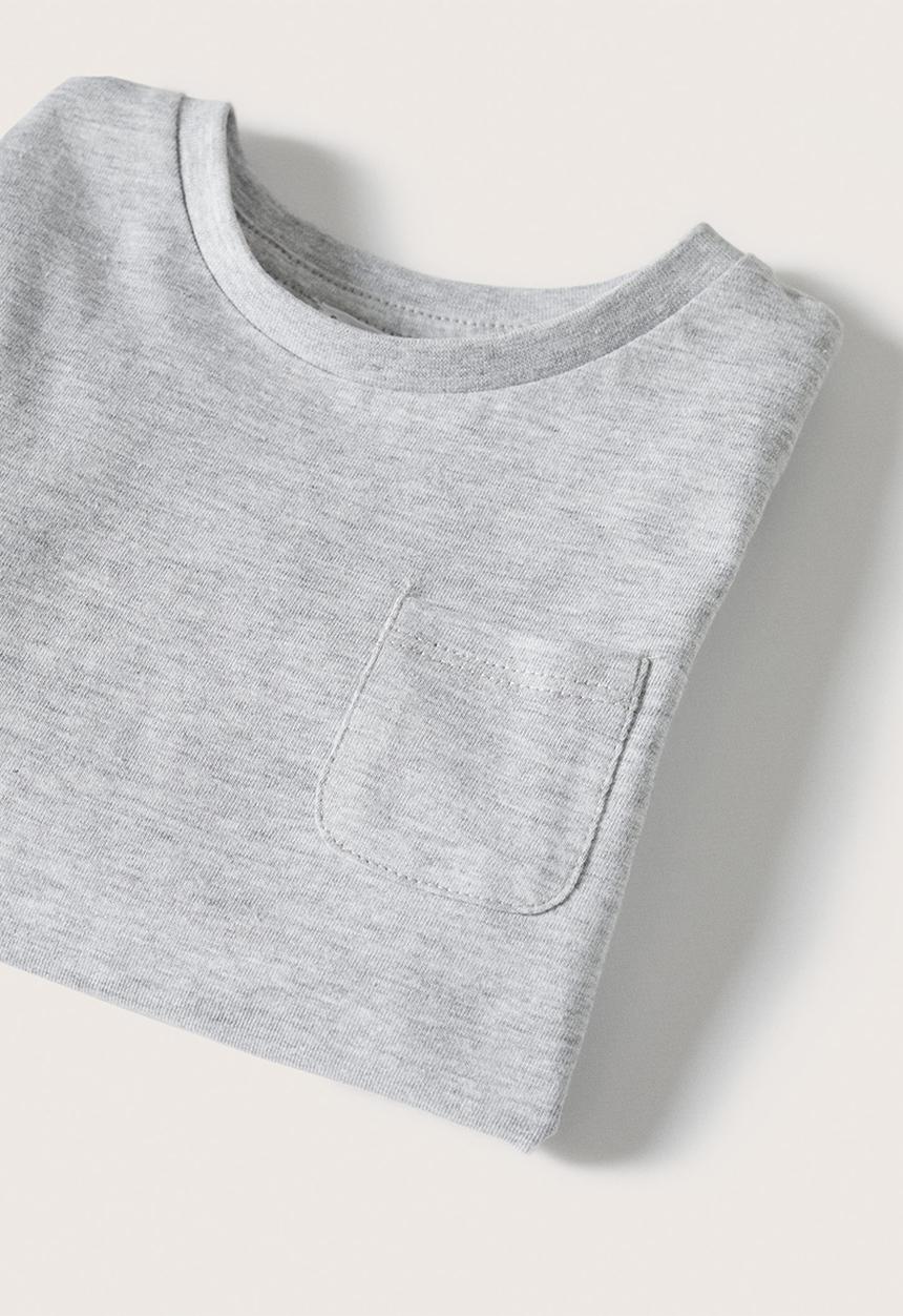 MANGO - T-shirt  marcos - grey