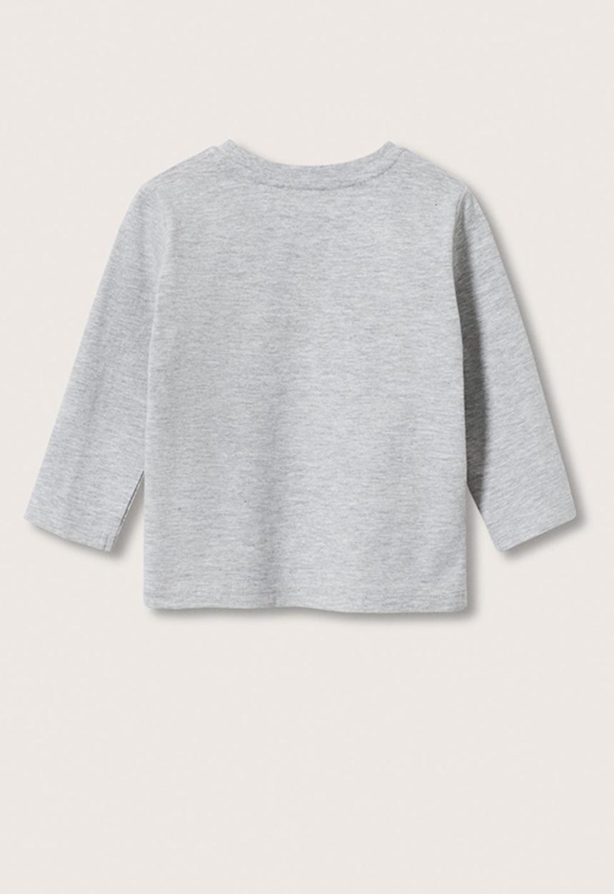 MANGO - T-shirt  marcos - grey