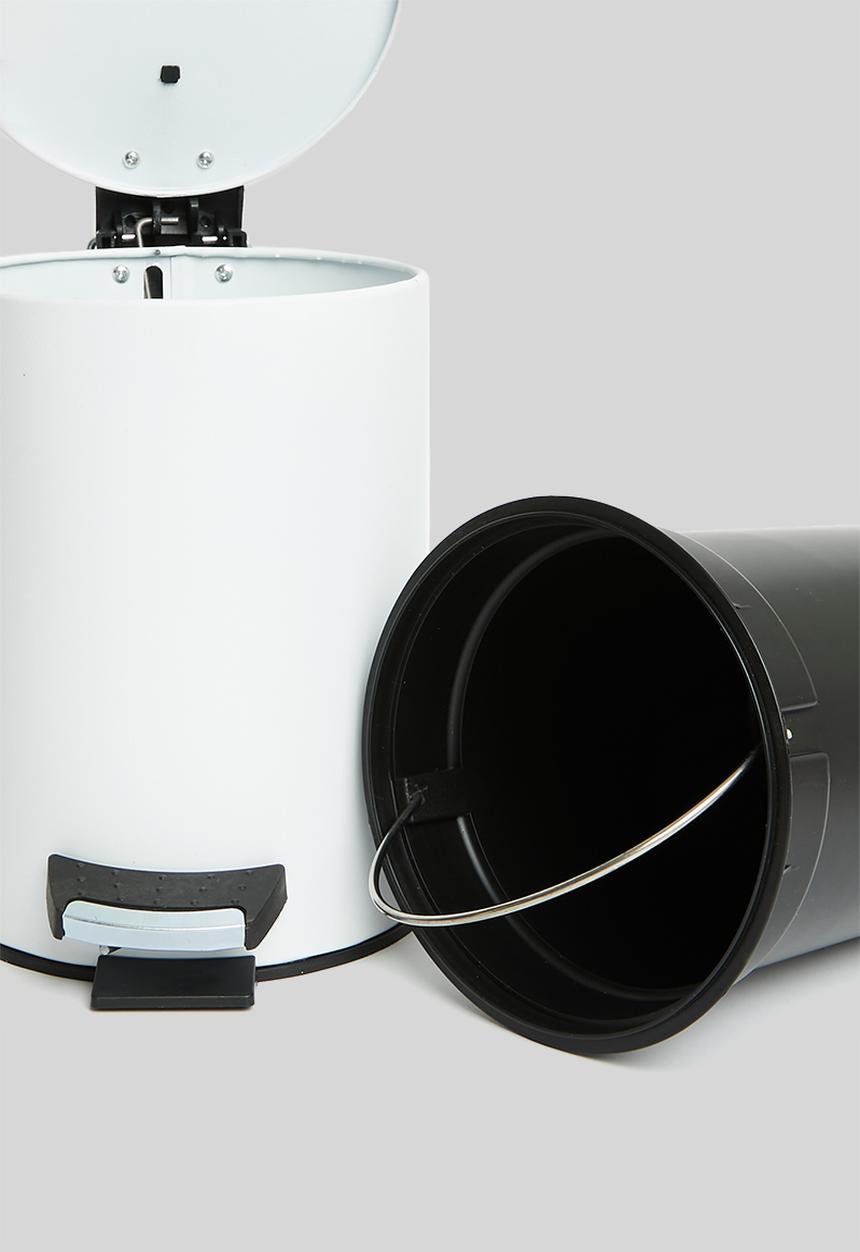Bathroom Solutions - 3l pedal bin - white