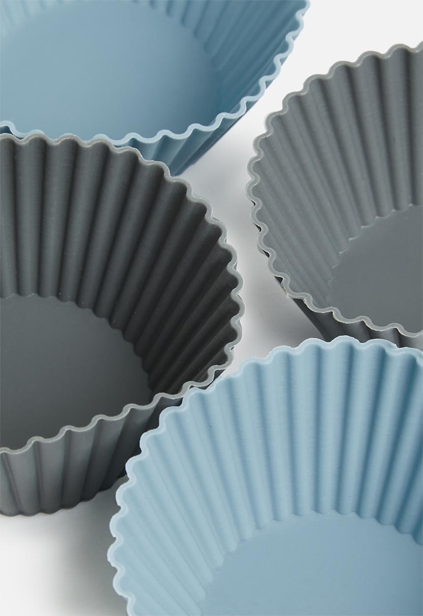 Excellent Houseware - Cupcake 8 piece cup set - blue