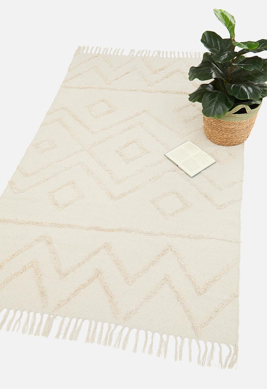 H&S - Saskia tufted rug - white