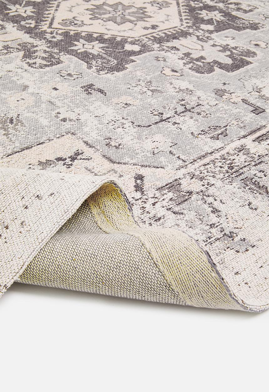 Sixth Floor - Midnight chenille rug - blue