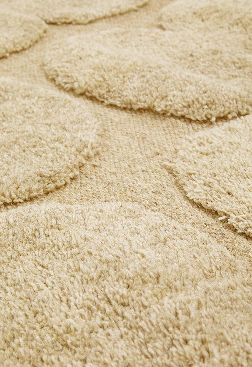 Sixth Floor - Pebble wool tufted rug - stone