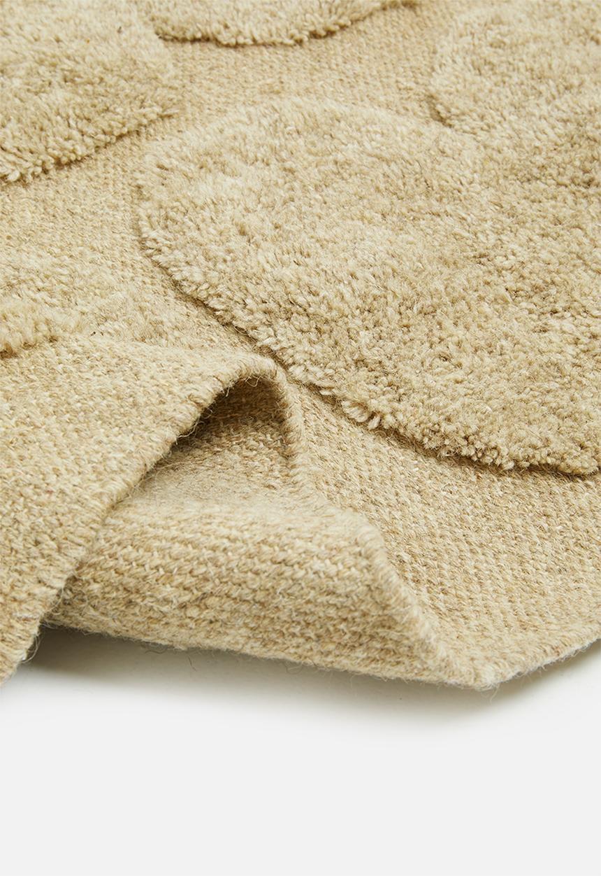 Sixth Floor - Pebble wool tufted rug - stone