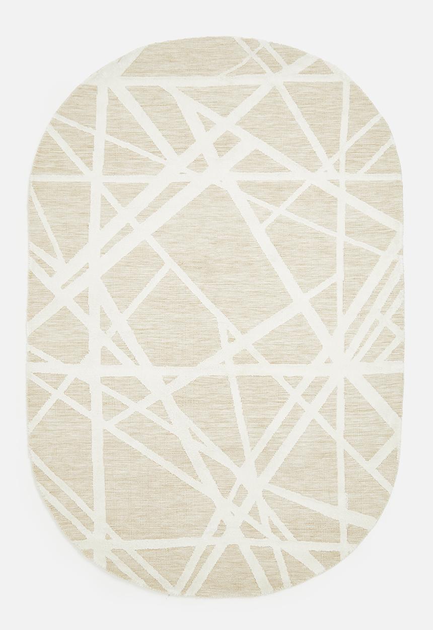 Sixth Floor - Oval angles rug - natural
