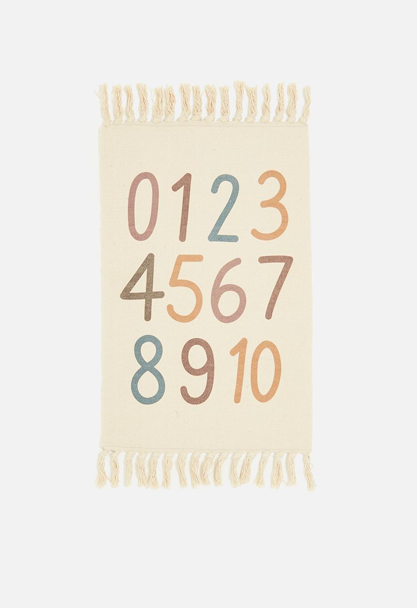 H&S - Numbers rug - multi
