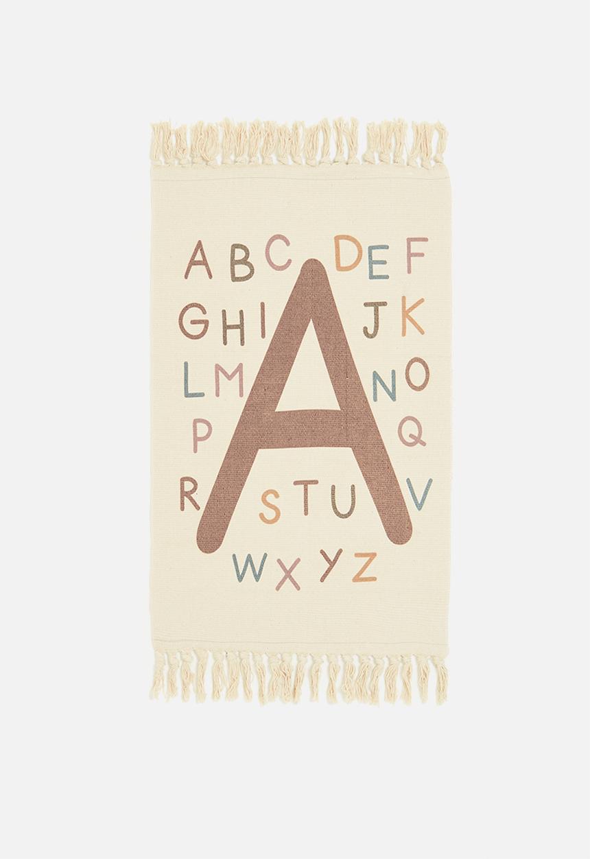 H&S - Alphabet rug - multi