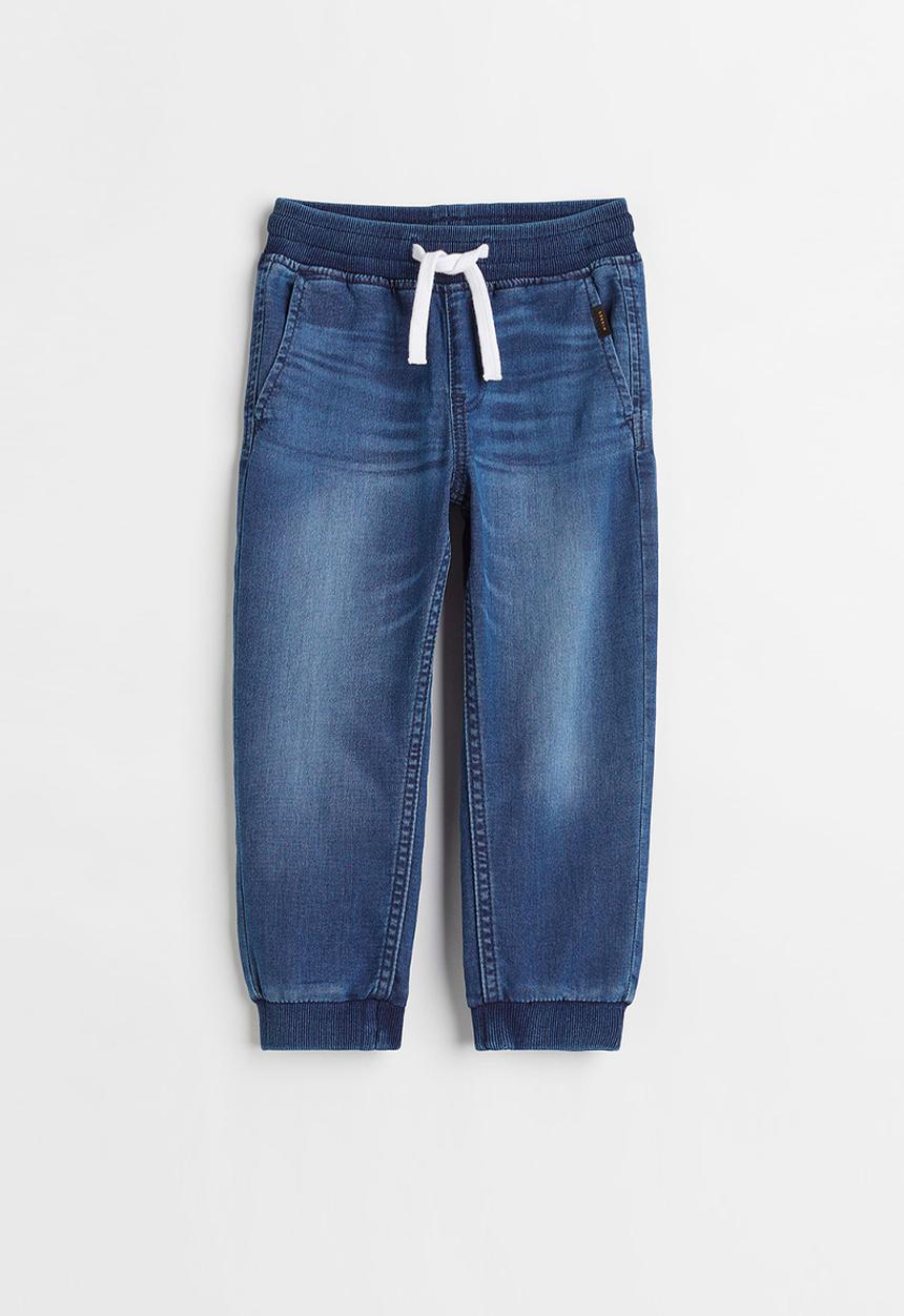 H&M - Super soft denim joggers - denim blue