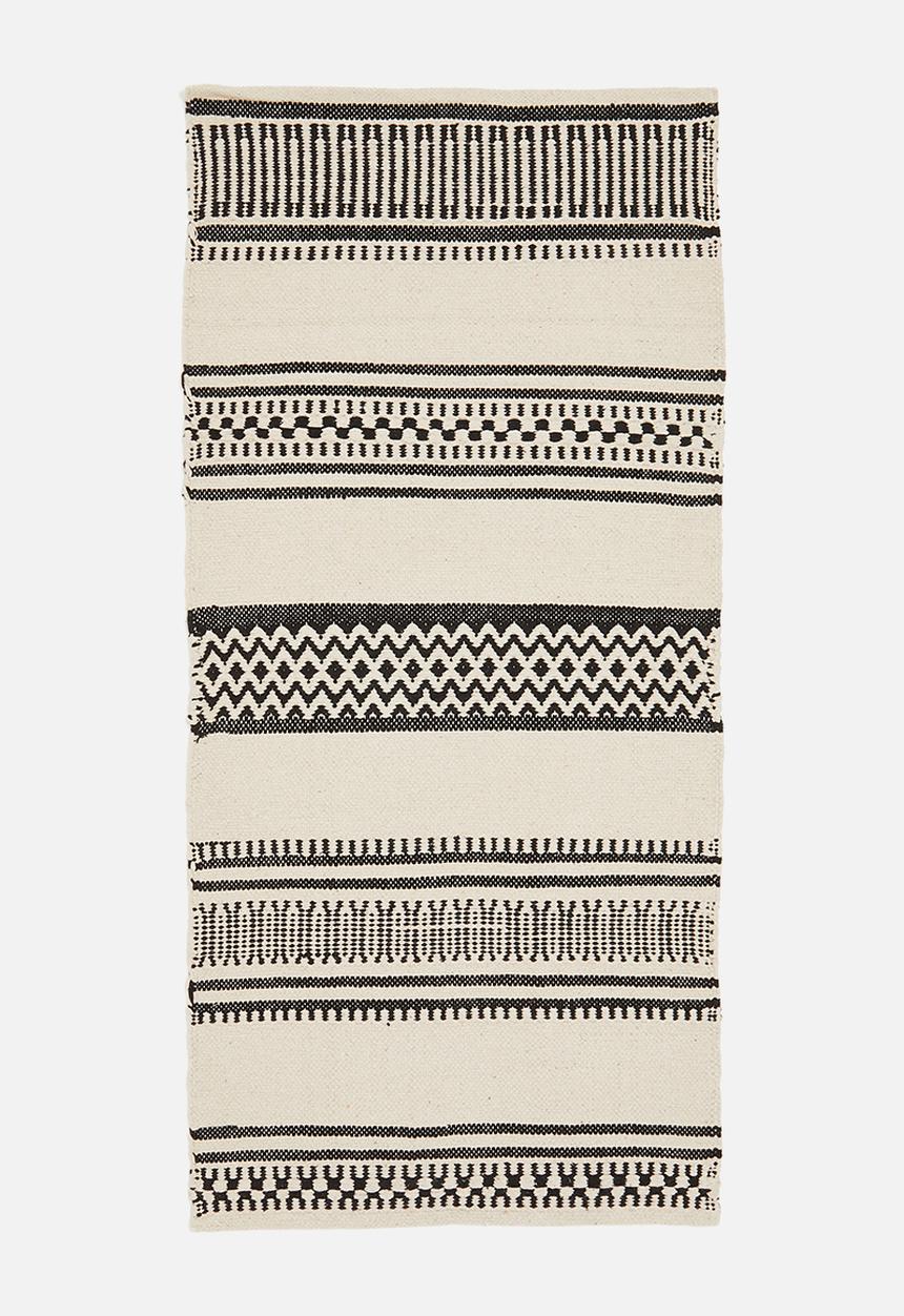 H&S - Kali woven runner - black