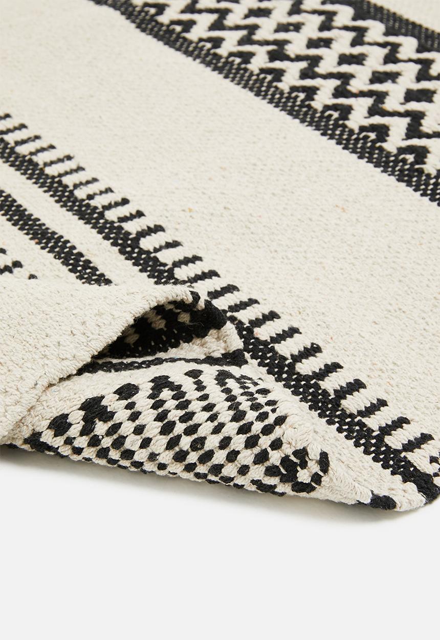 H&S - Kali woven runner - black