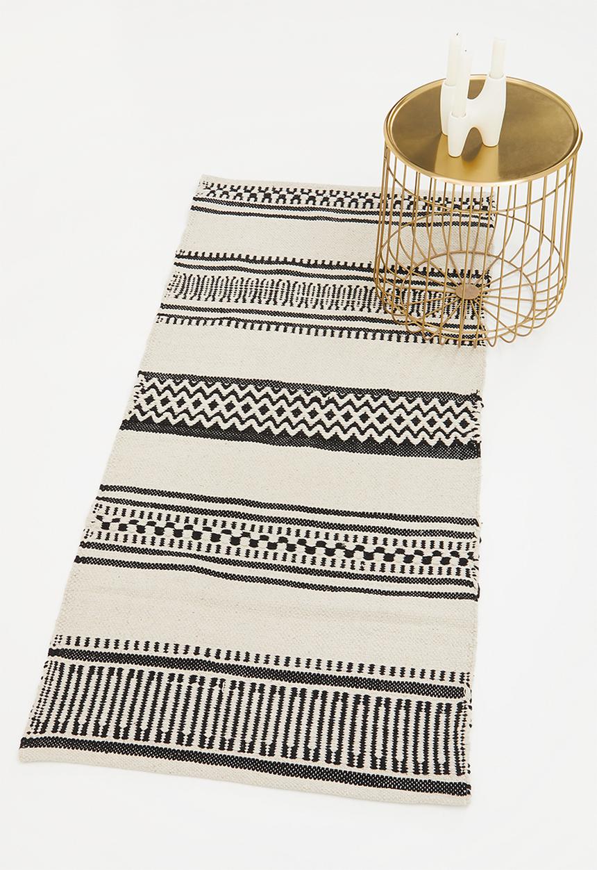 H&S - Kali woven runner - black