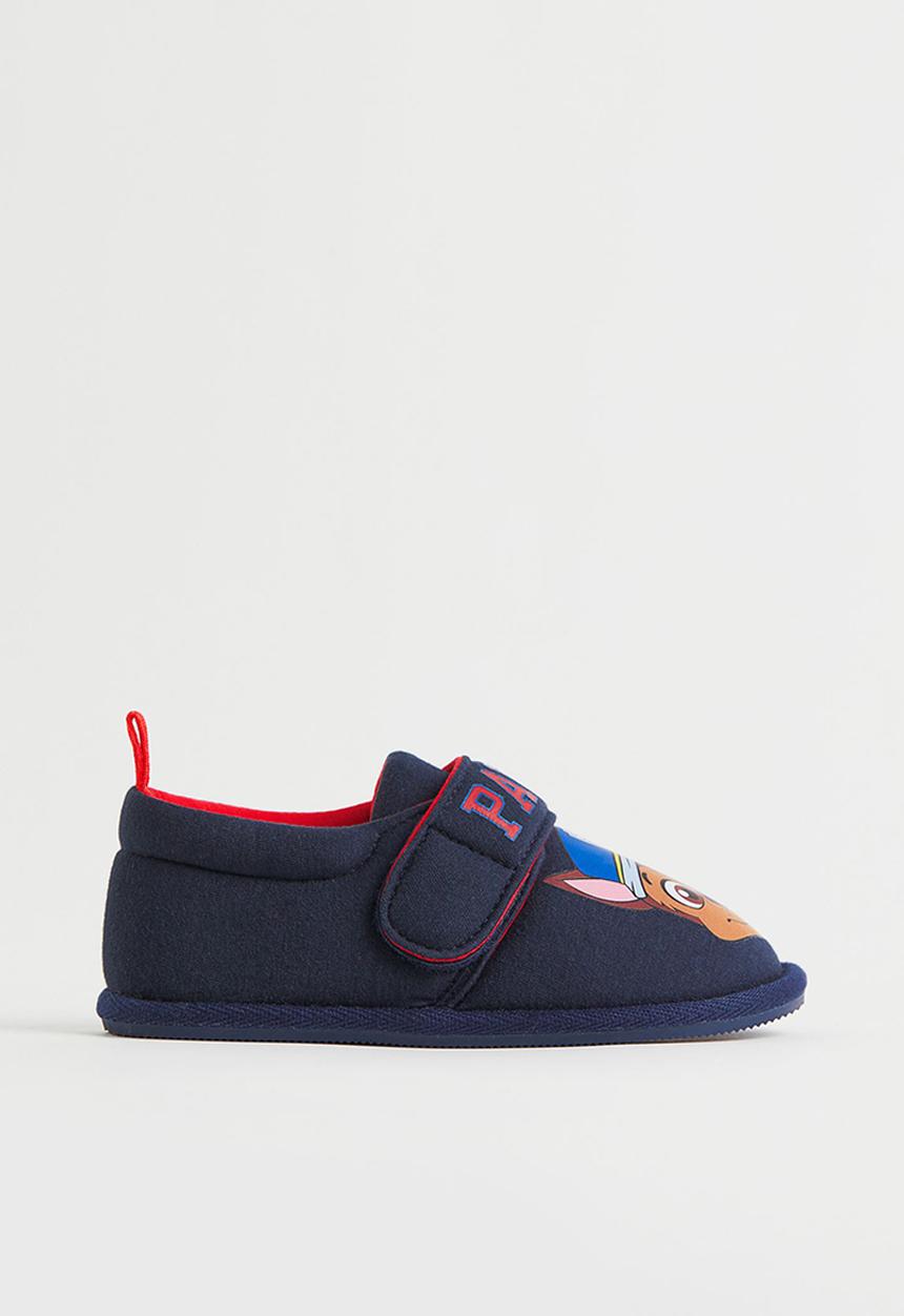 H&M - Jersey slippers - dark blue/paw patrol