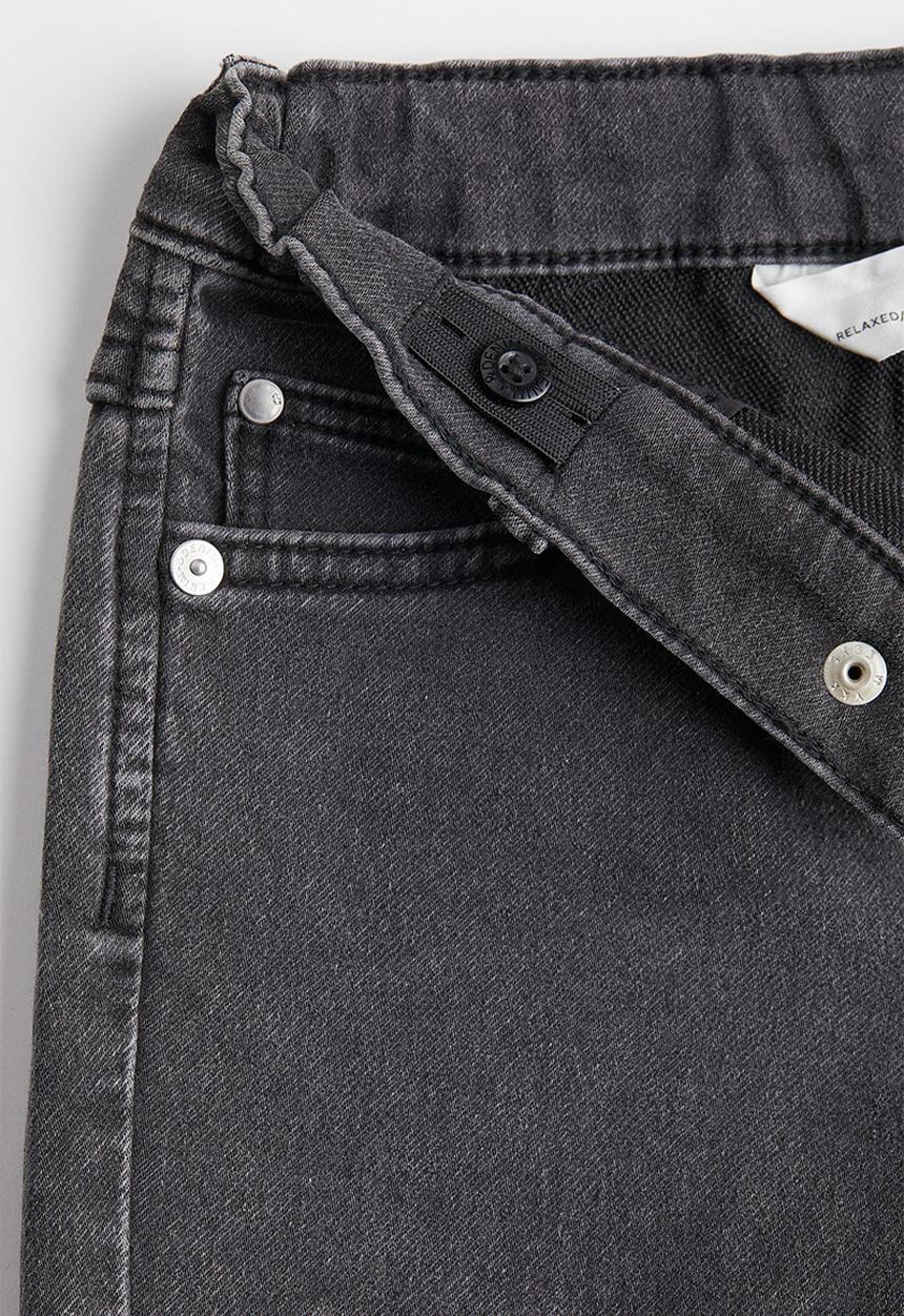 H&M - Relaxed fit super soft jeans - dark grey