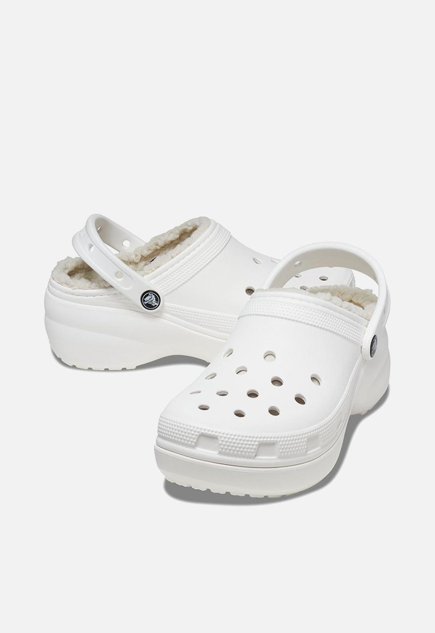 Crocs - Classic platform lined clog w - white