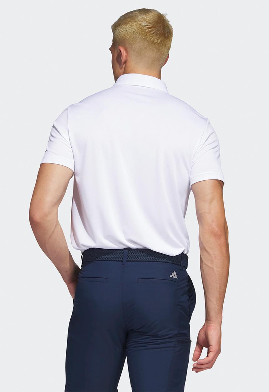adidas Performance - Chest print polo - white