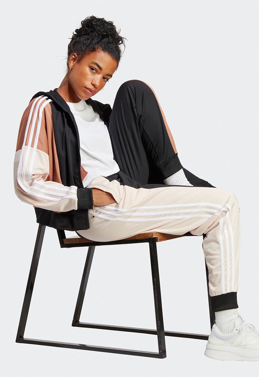 adidas Performance - W bold block track suit - black