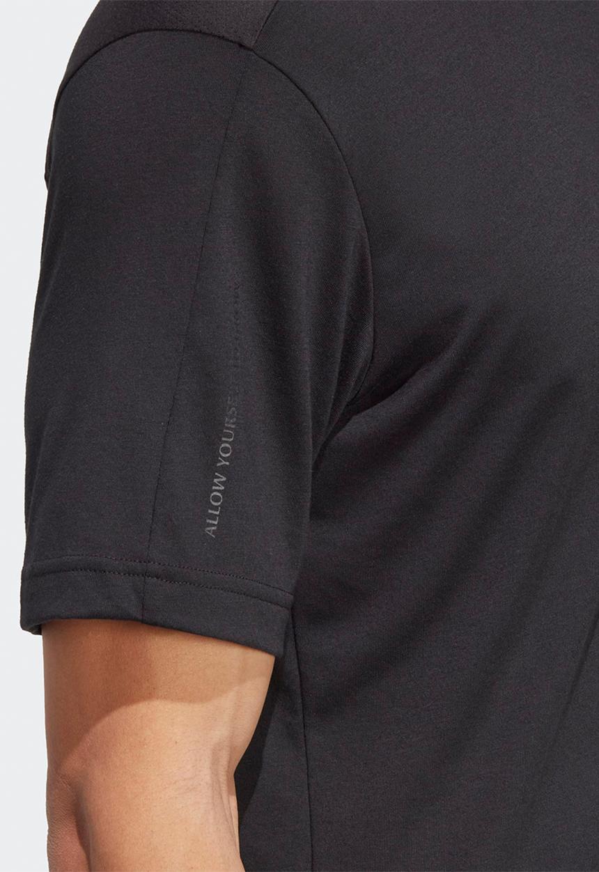 adidas Performance - Yoga base tee - black/carbon