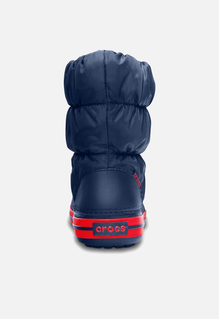 Crocs - Winter puff boot kids - navy & red