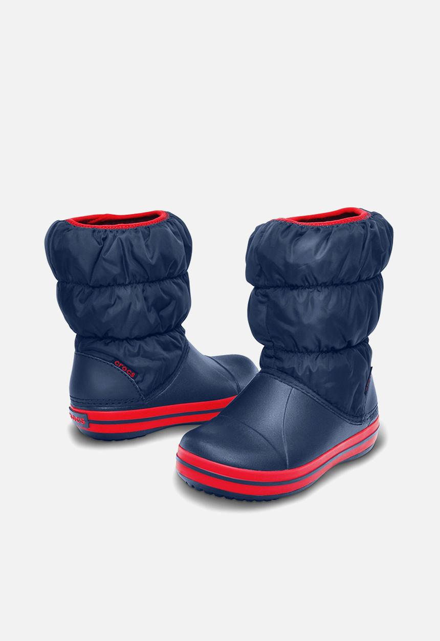 Crocs - Winter puff boot kids - navy & red