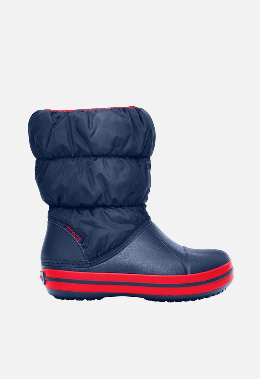 Crocs - Winter puff boot kids - navy & red