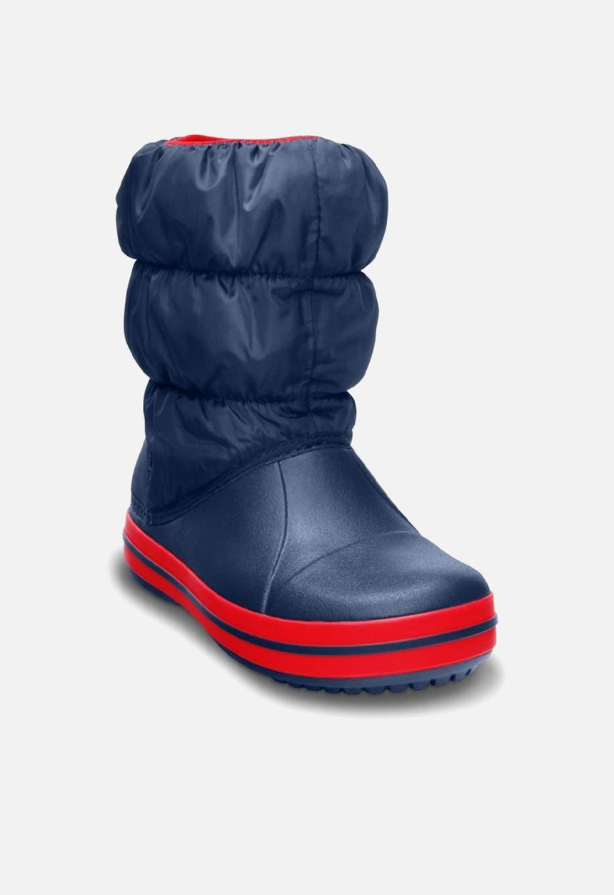 Crocs - Winter puff boot kids - navy & red