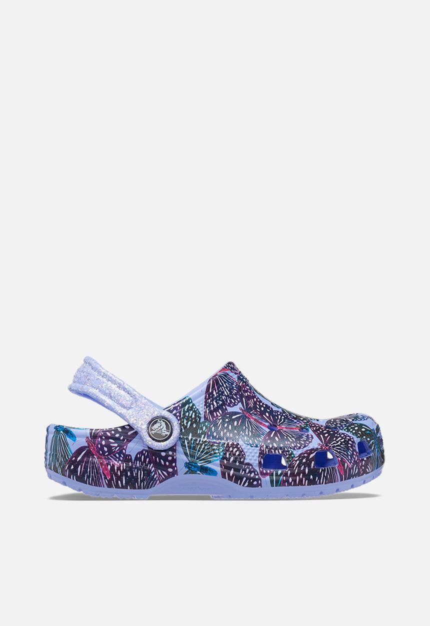 Crocs - Classic butterfly clog k - moon jelly & multi