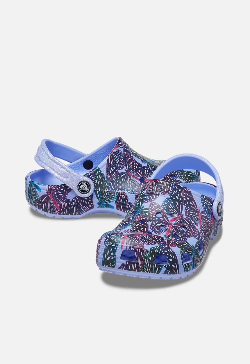 Crocs - Classic butterfly clog k - moon jelly & multi