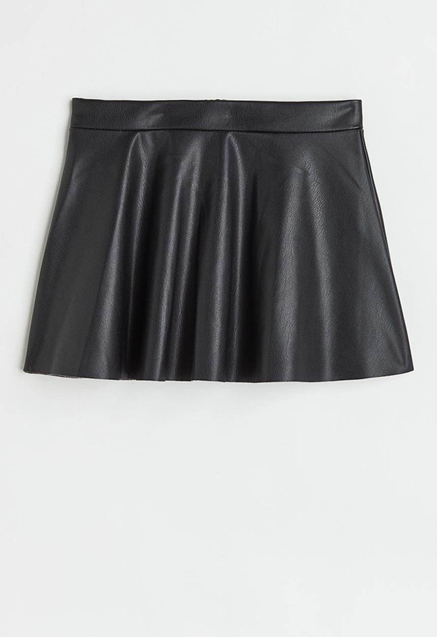H&M - A-line skirt - black