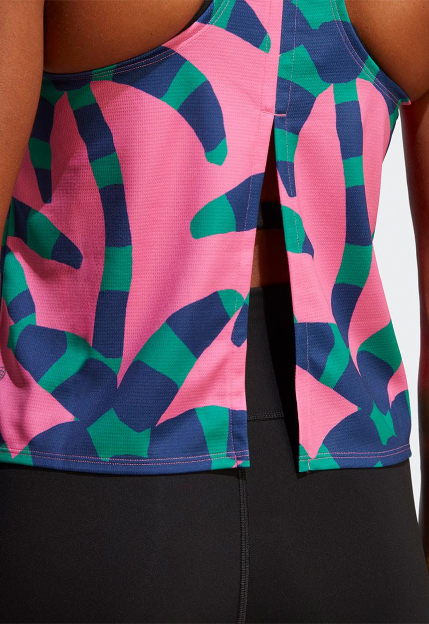 adidas Performance - Farm tank - bold green & pulse magenta
