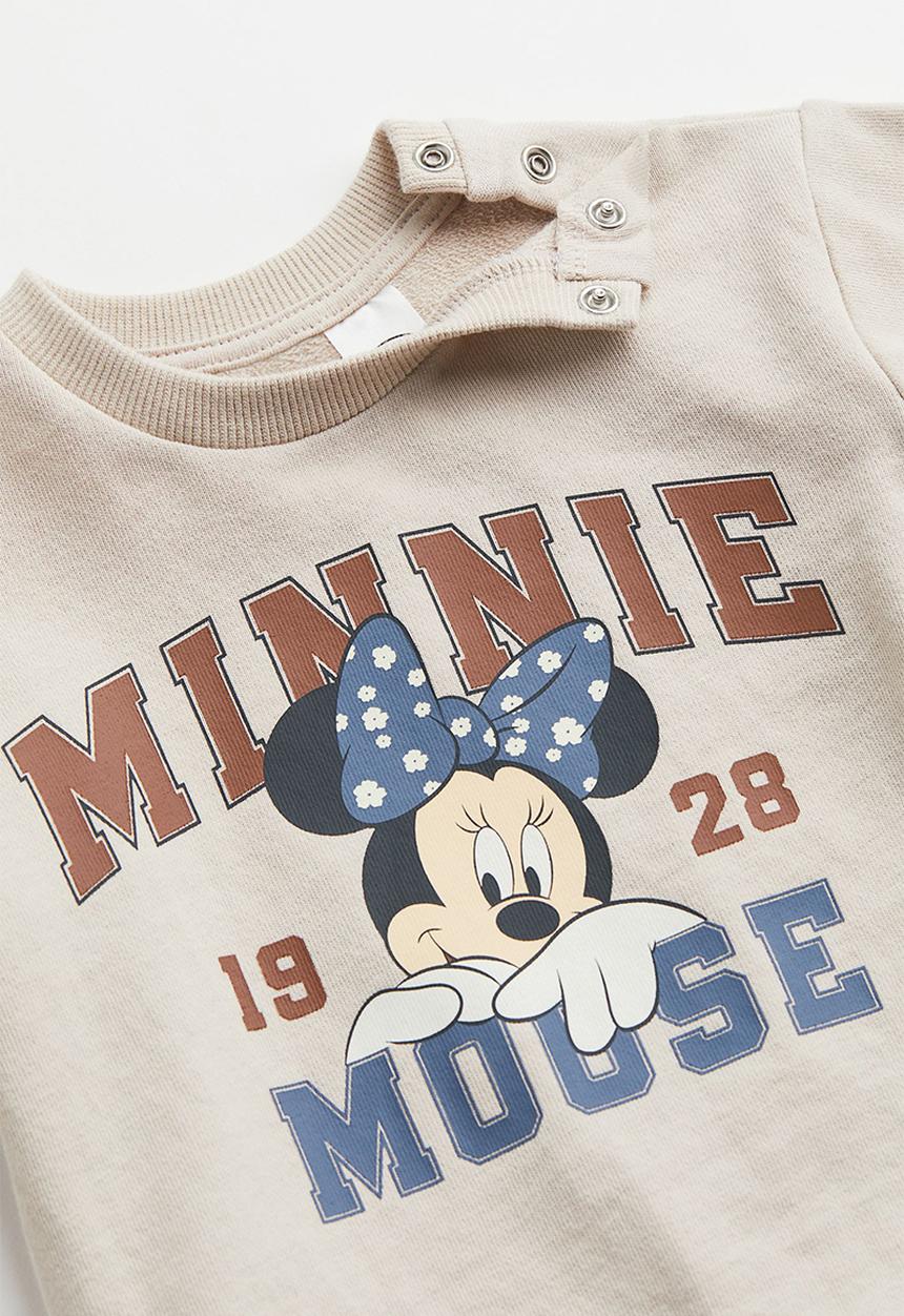 H&M - 2 Piece printed cotton set - beige/minnie mouse