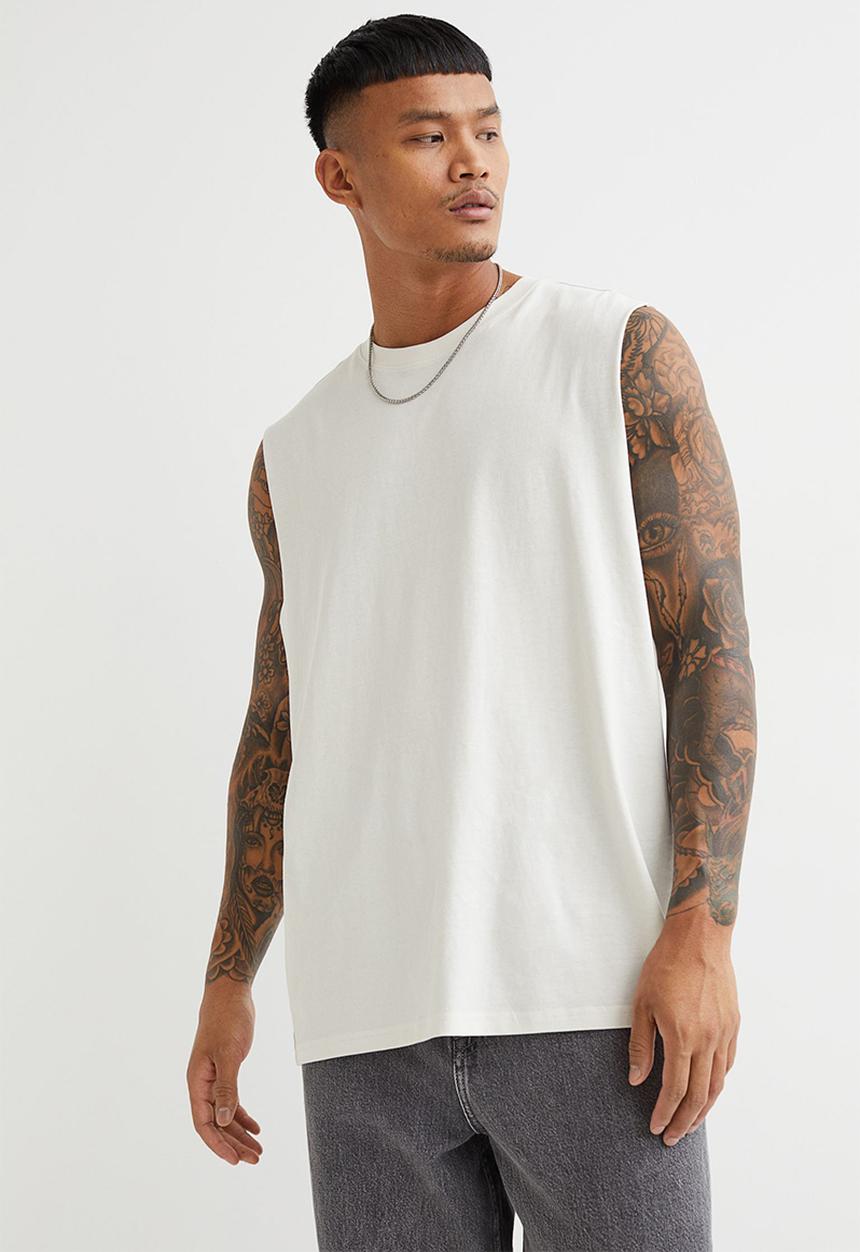 H&M - Vest top - white