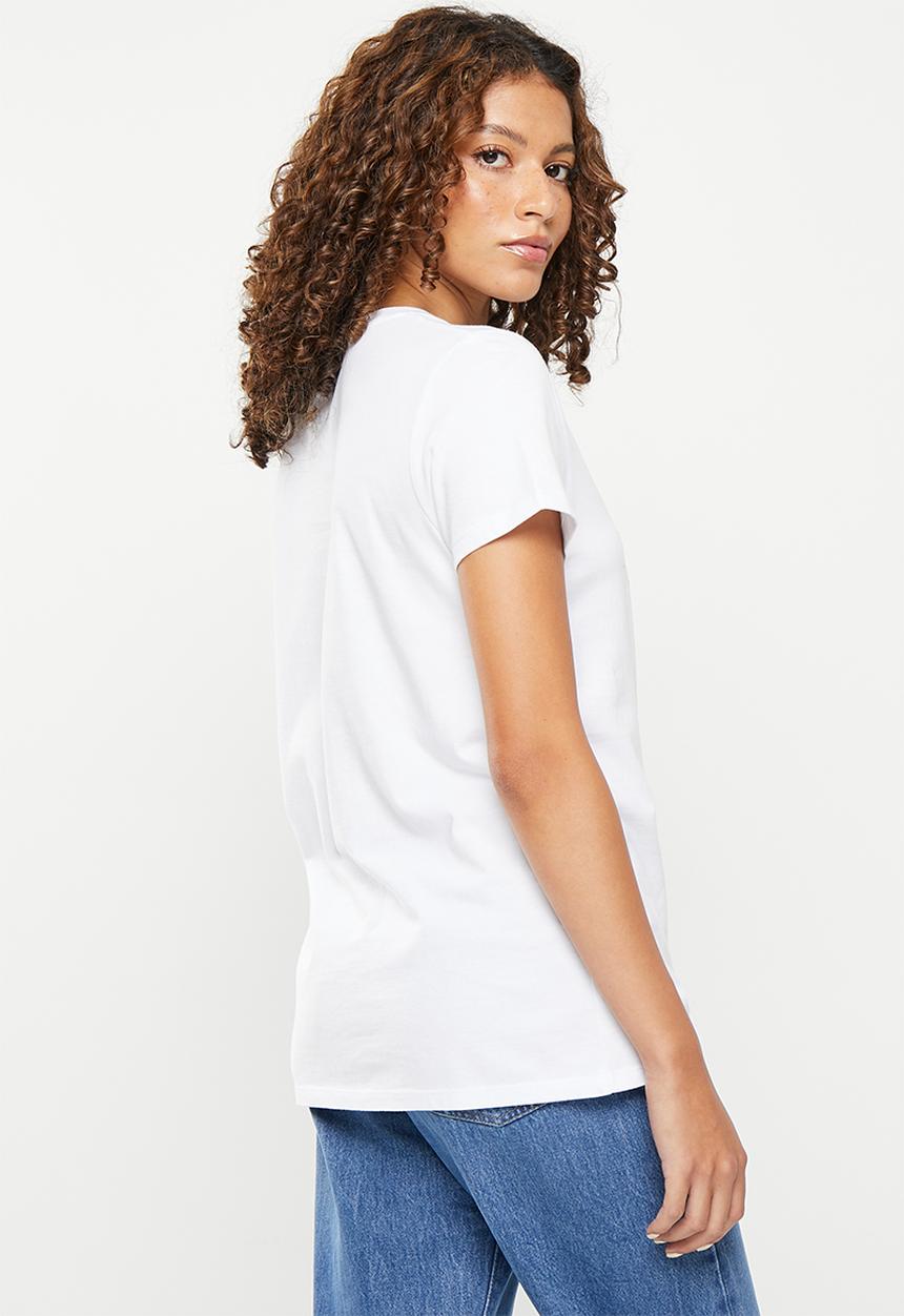 Levi’s® - The perfect tee - dark floral & bright white