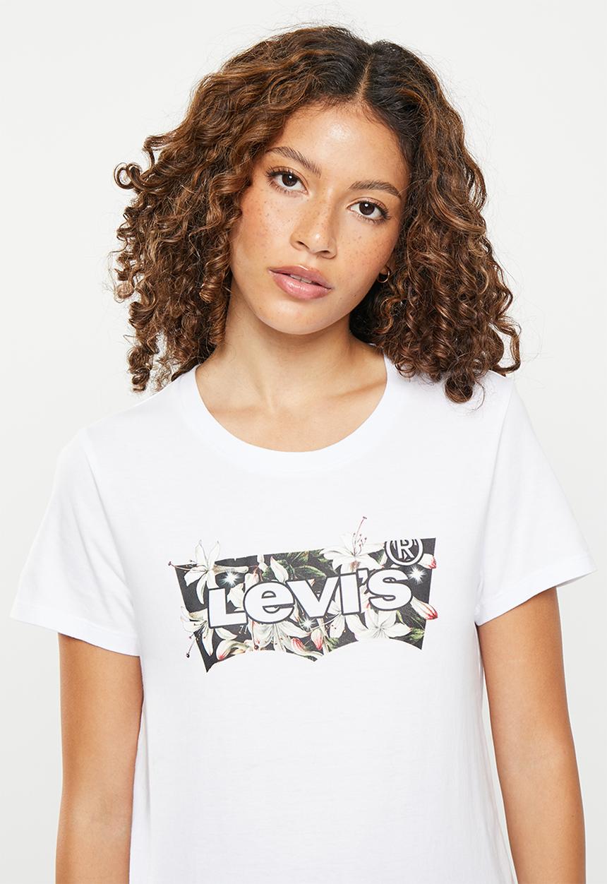 Levi’s® - The perfect tee - dark floral & bright white
