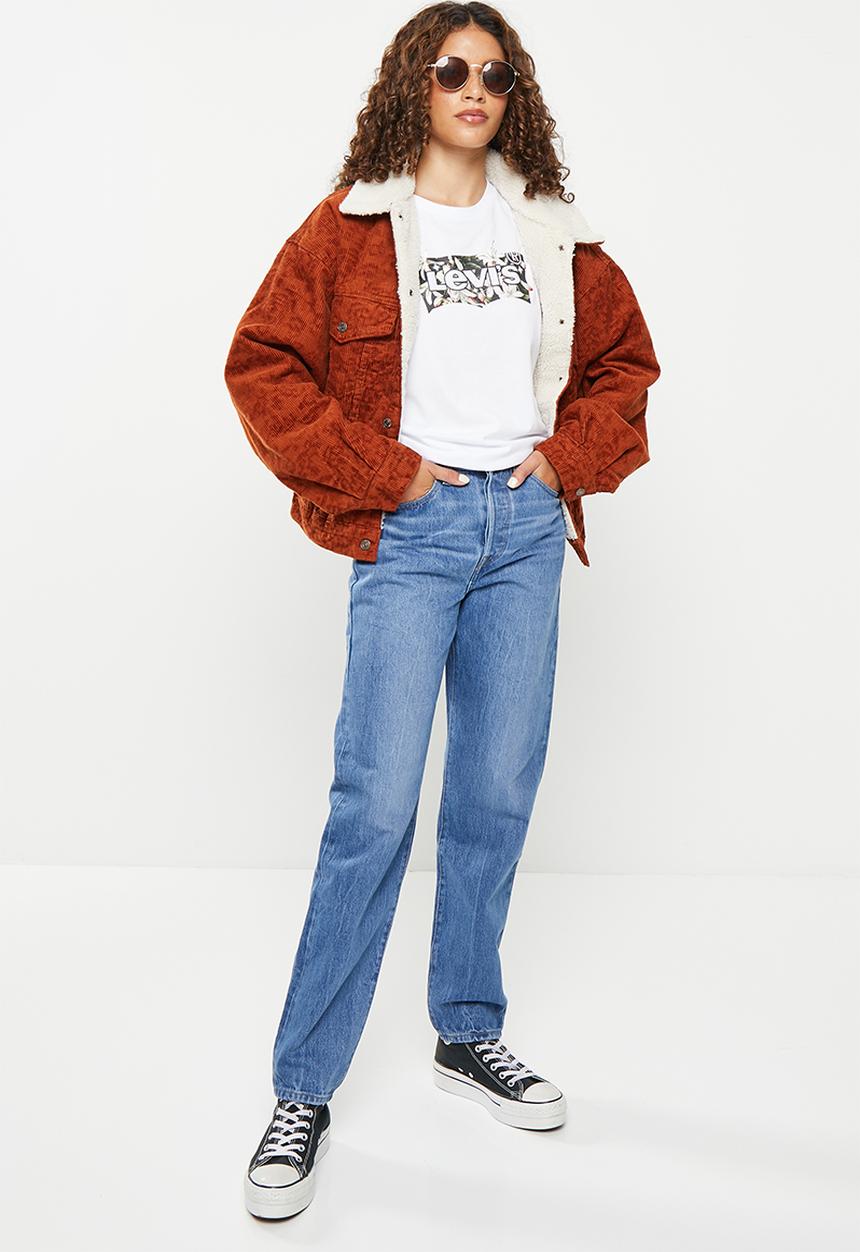 Levi’s® - The perfect tee - dark floral & bright white