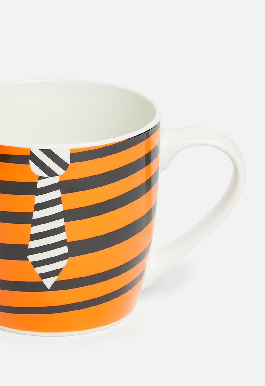 H&S - Tiger cup and bowl set - orange