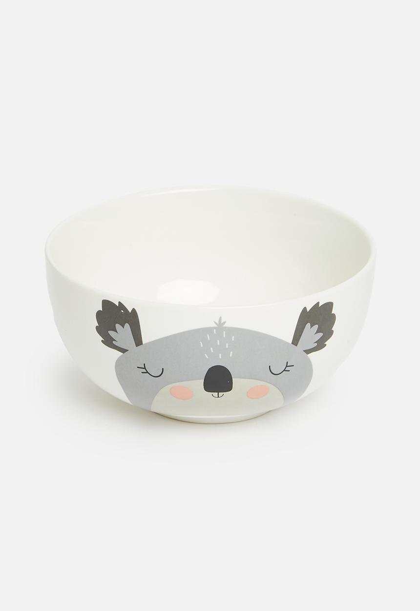 H&S - Koala cup and bowl set - grey