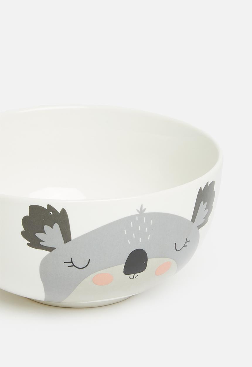 H&S - Koala cup and bowl set - grey