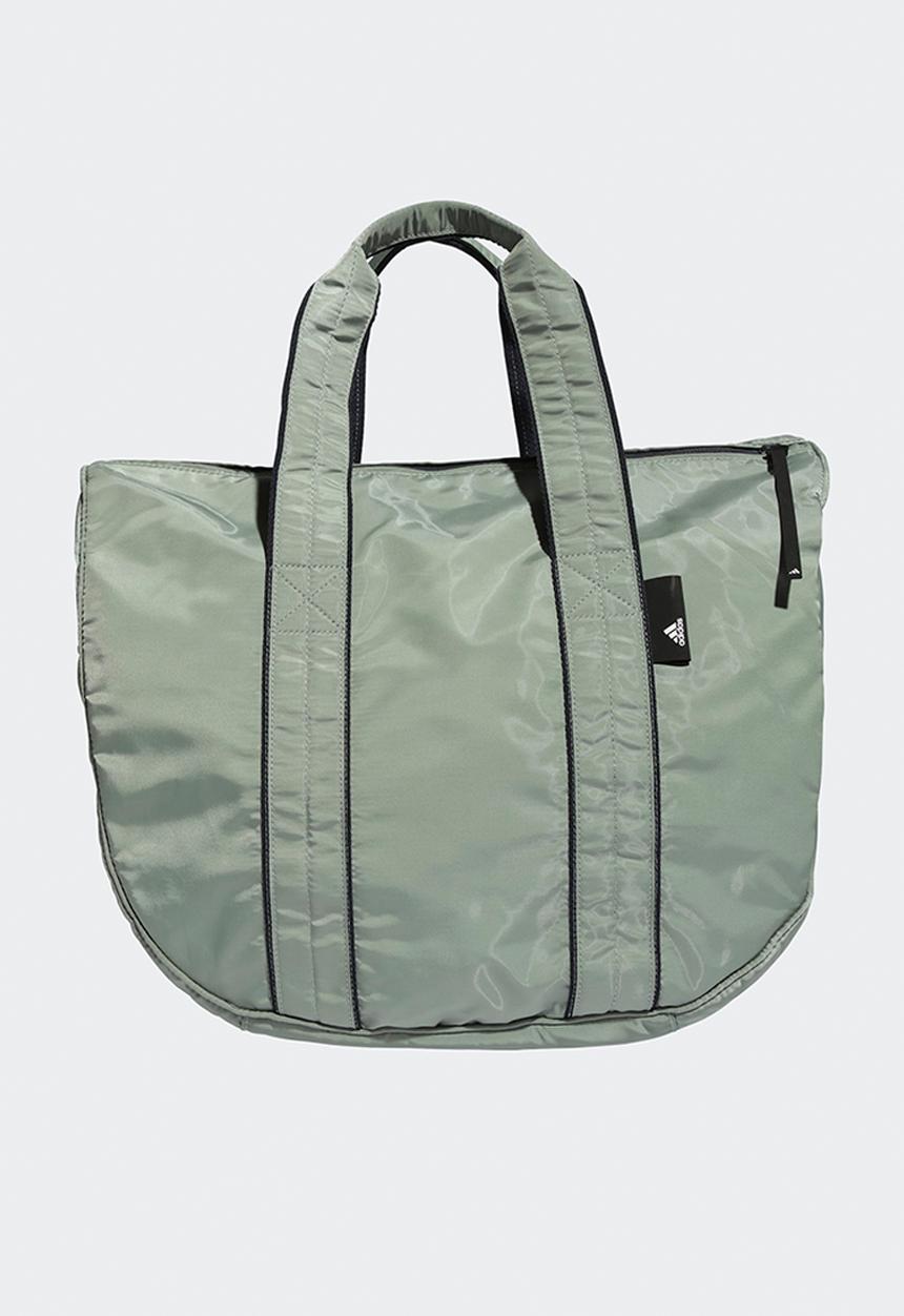 adidas Performance - W studio tote - silver green/legend ink/white