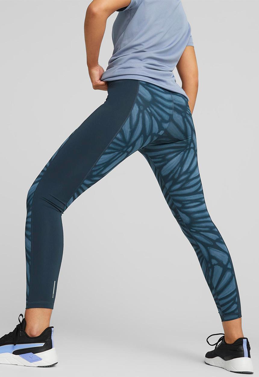 PUMA - Train favorites aop high waist 7/8 tight - dark night