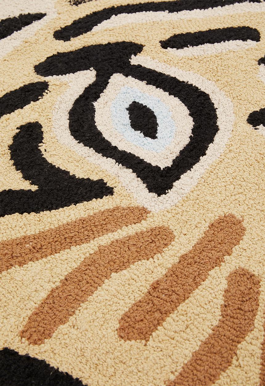 Sixth Floor - Tiger face rug - multi