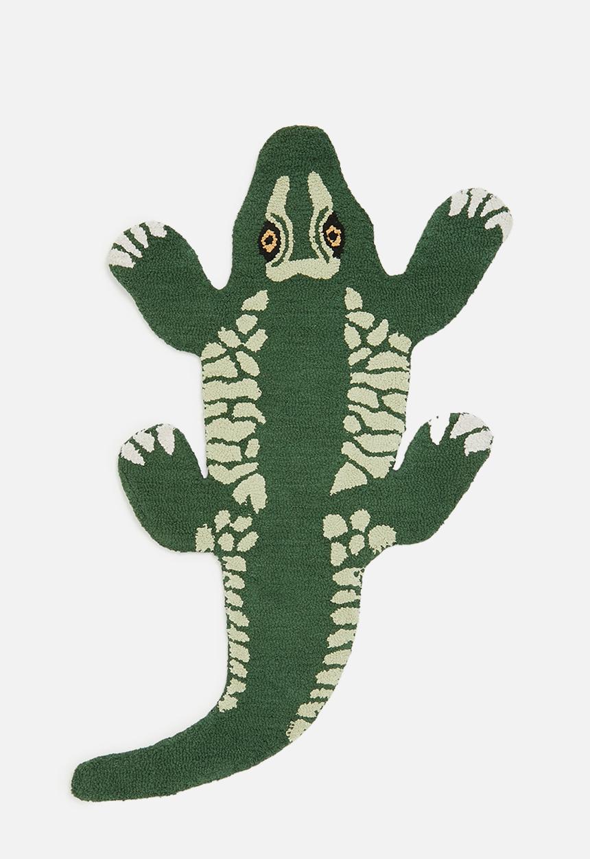 Sixth Floor - Croc rug - green