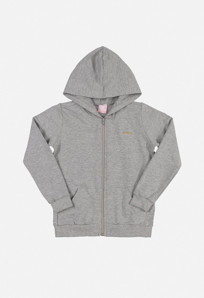 Quimby - Elastane sweat jacket - grey