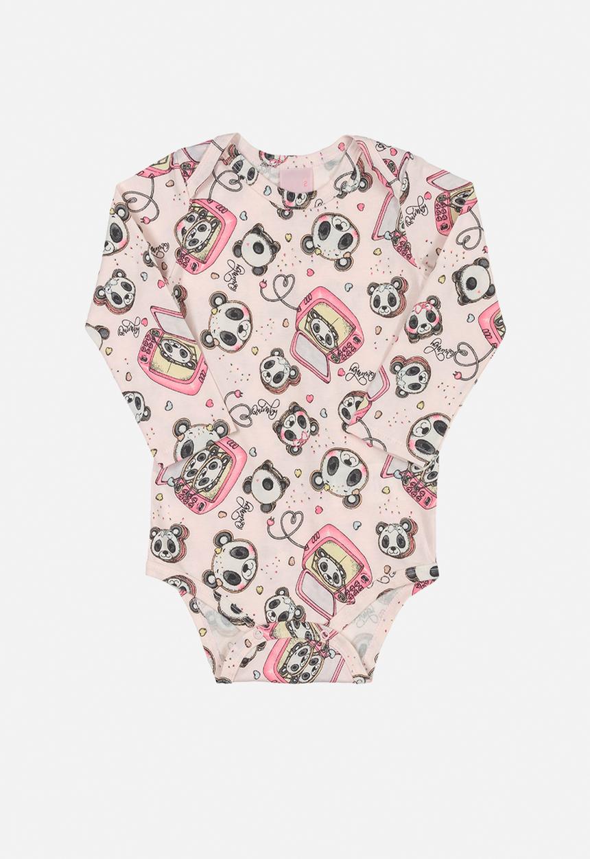 Quimby - Elastane jersey bodysuit - light pink